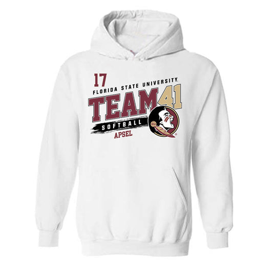 FSU - NCAA Softball : Julia Apsel - Fashion Shersey Hooded Sweatshirt