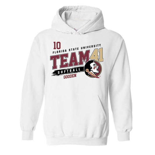 FSU - NCAA Softball : Mimi Gooden - Fashion Shersey Hooded Sweatshirt