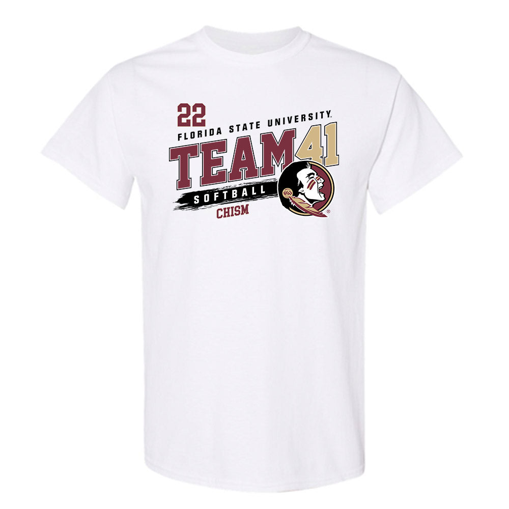FSU - NCAA Softball : Harlie Chism - Fashion Shersey T-Shirt-0