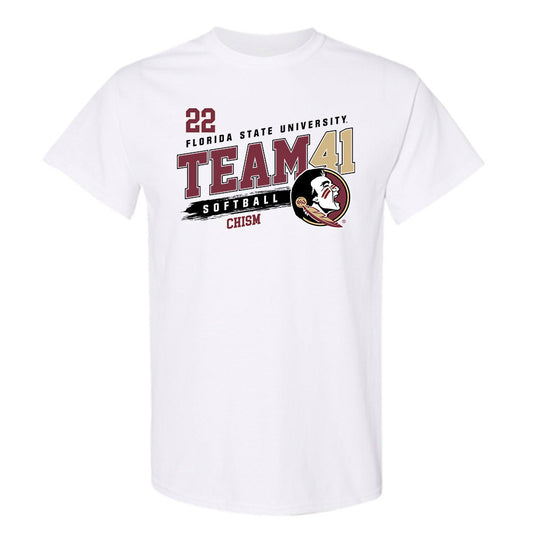 FSU - NCAA Softball : Harlie Chism - Fashion Shersey T-Shirt-0