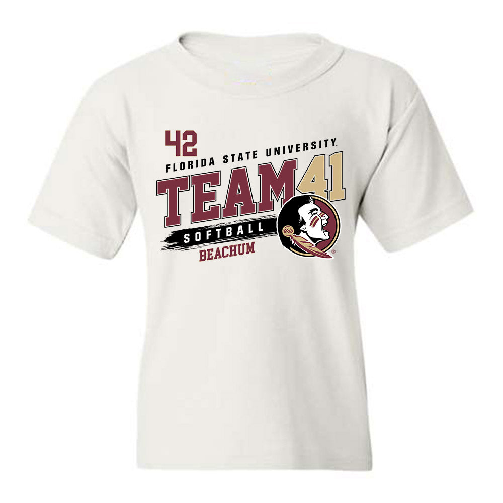 FSU - NCAA Softball : Jaysoni Beachum - Fashion Shersey Youth T-Shirt