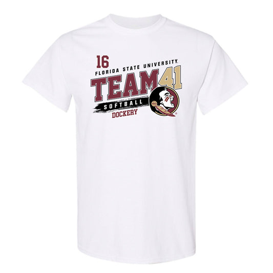 FSU - NCAA Softball : Averi Dockery - Fashion Shersey T-Shirt-0