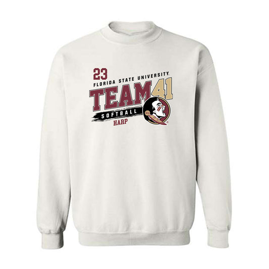 FSU - NCAA Softball : Kennedy Harp - Fashion Shersey Crewneck Sweatshirt