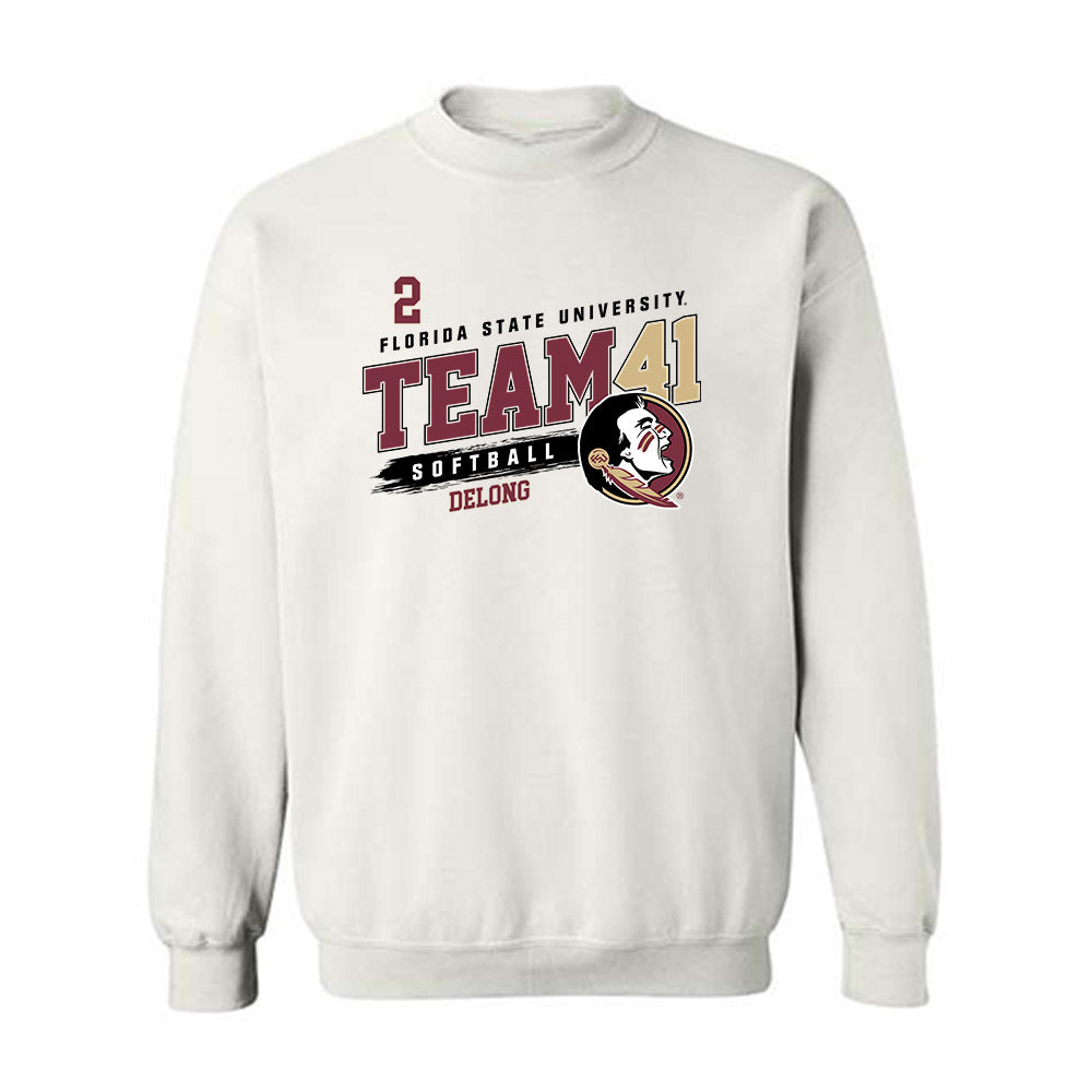 FSU - NCAA Softball : Addie DeLong - Fashion Shersey Crewneck Sweatshirt