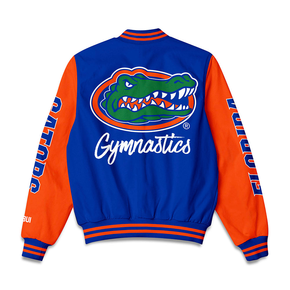 Florida - NCAA Women's Gymnastics : Ly Bui - Bomber Jacket-1