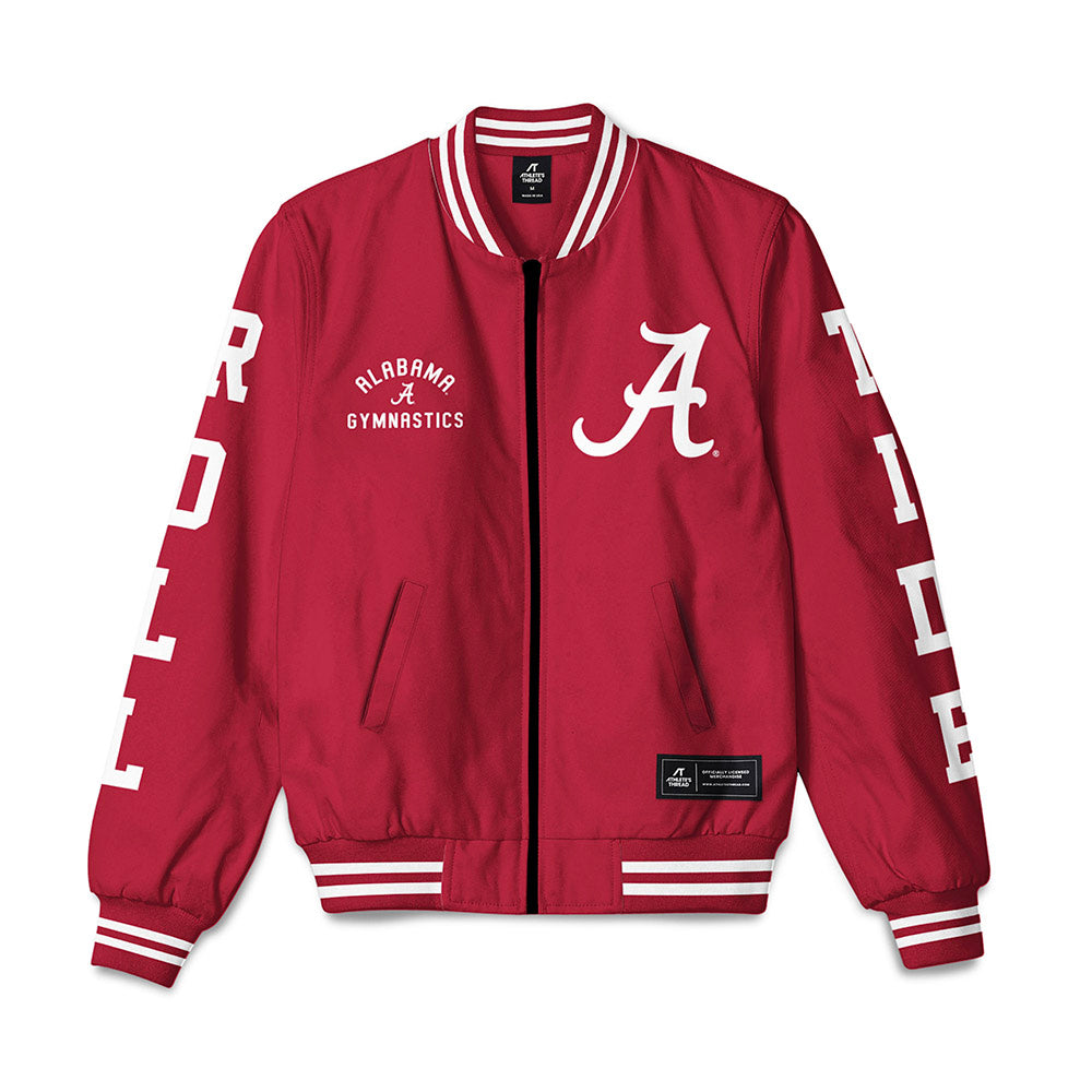 Alabama - NCAA Women's Gymnastics : Corrine Bunagan - Bomber Jacket-0