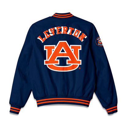 Auburn - NCAA Women's Gymnastics : Mia Leverton - Bomber Jacket-1