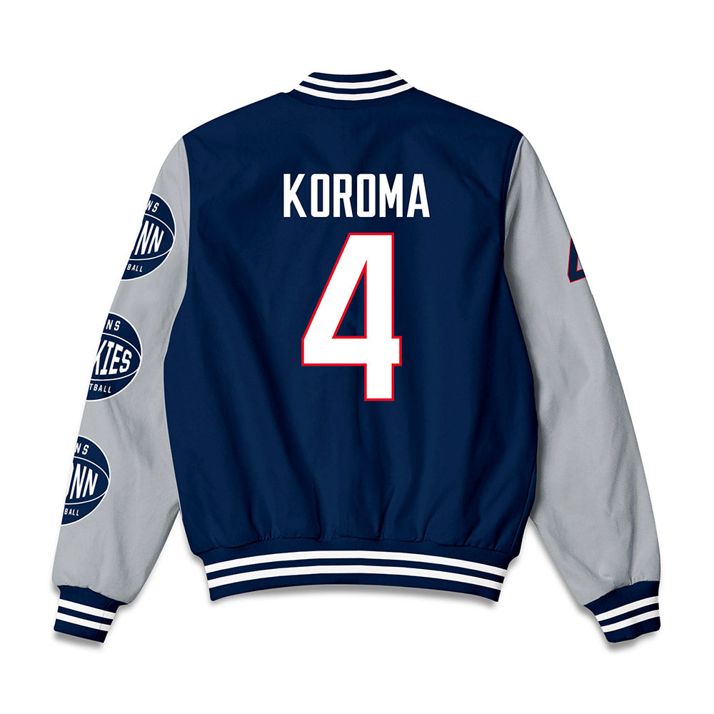 UConn - NCAA Men's Basketball : Dwayne Koroma - Bomber Jacket-1