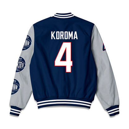 UConn - NCAA Men's Basketball : Dwayne Koroma - Bomber Jacket-1