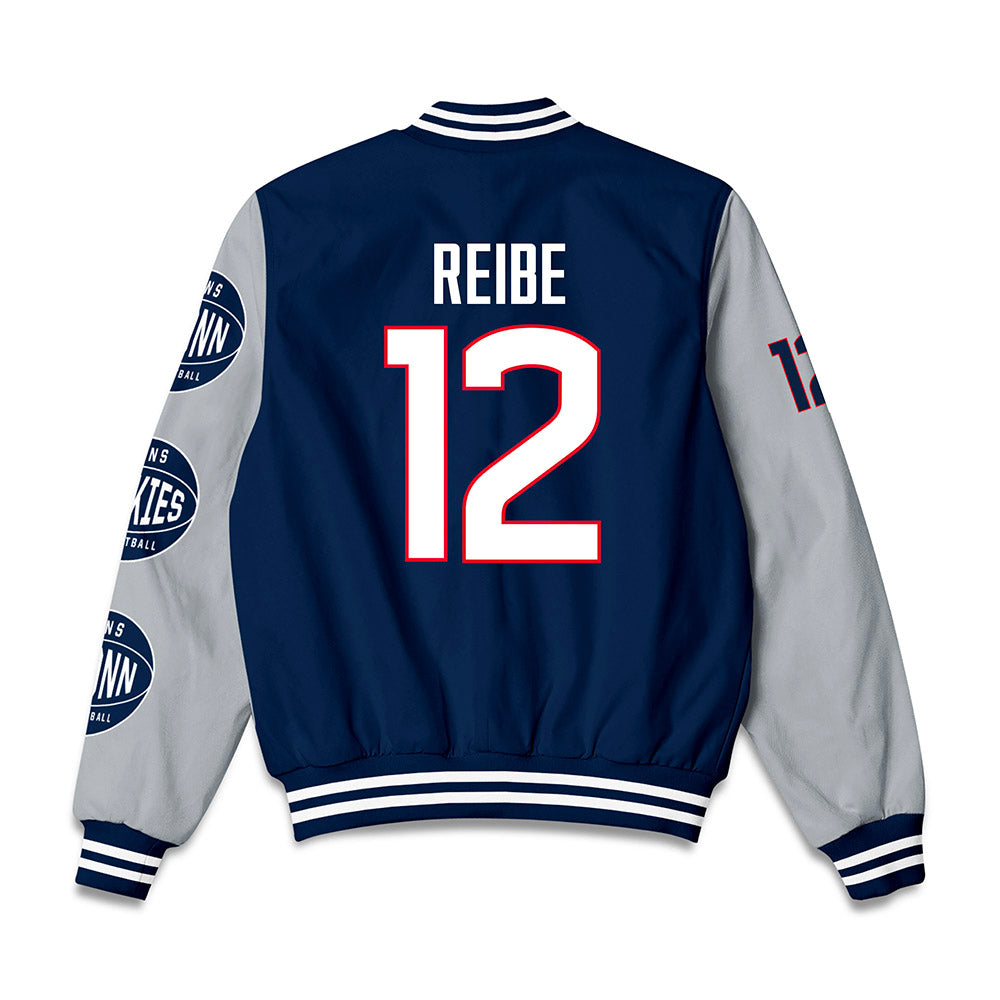 UConn - NCAA Men's Basketball : Eric Reibe - Bomber Jacket-1
