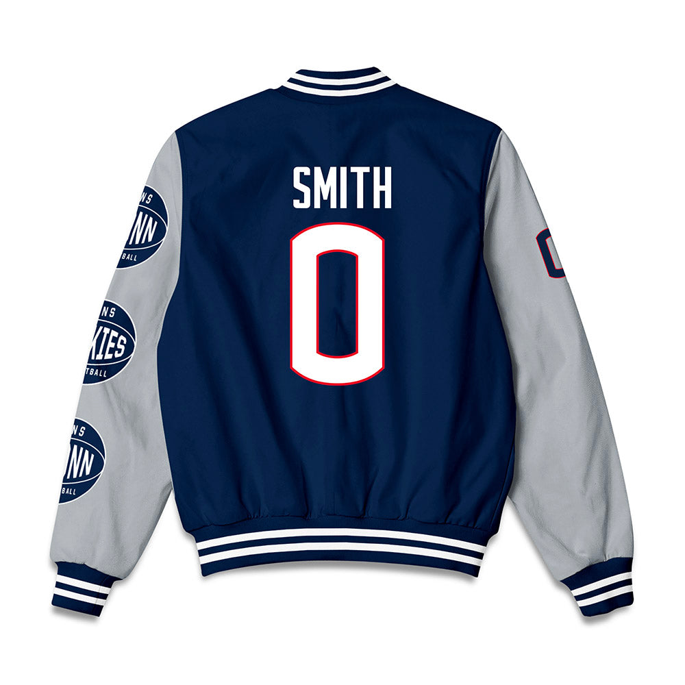 UConn - NCAA Men's Basketball : Malachi Smith - Bomber Jacket-1