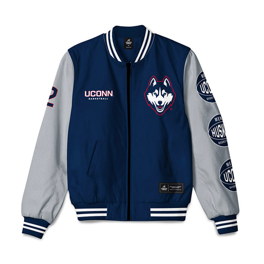 UConn - NCAA Men's Basketball : Silas Demary Jr - Bomber Jacket-0