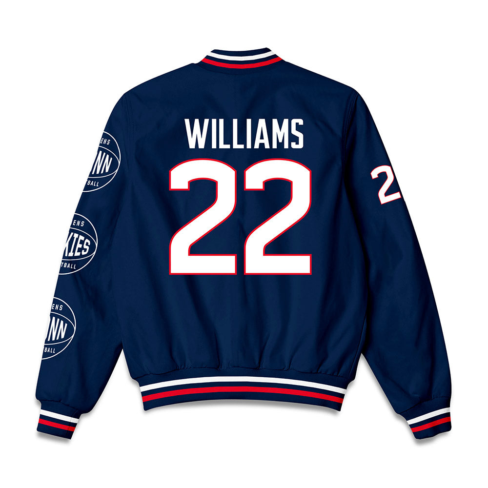 UConn - NCAA Women's Basketball : Serah Williams - Bomber Jacket-1