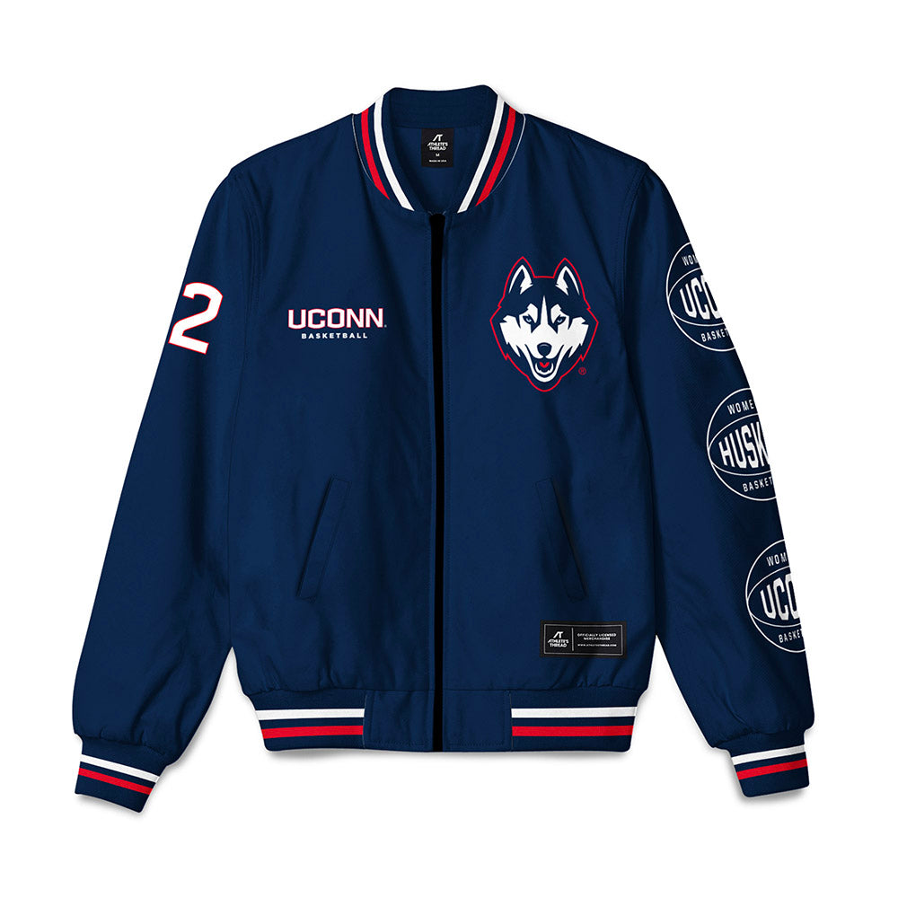 UConn - NCAA Women's Basketball : Serah Williams - Bomber Jacket-0