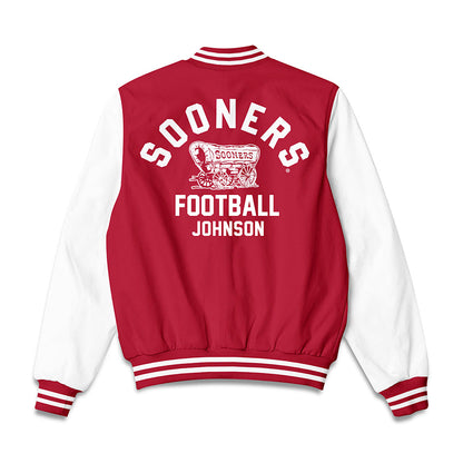 Oklahoma - NCAA Football : Jacobe Johnson - Bomber Jacket-1