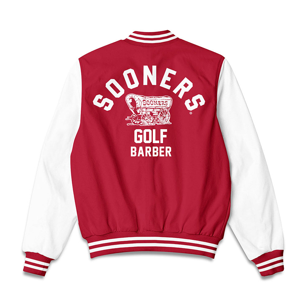 Oklahoma - NCAA Women's Golf : Savannah Barber - Bomber Jacket Jacket Bomber Jacket