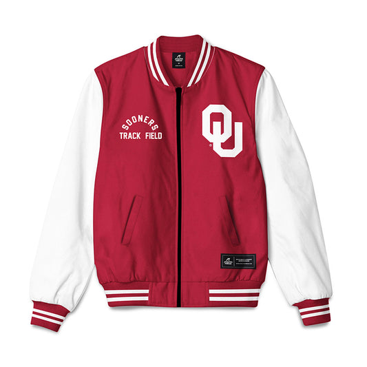 Oklahoma - NCAA Men's Track & Field (Outdoor) : Bj Green - Bomber Jacket Jacket Bomber Jacket