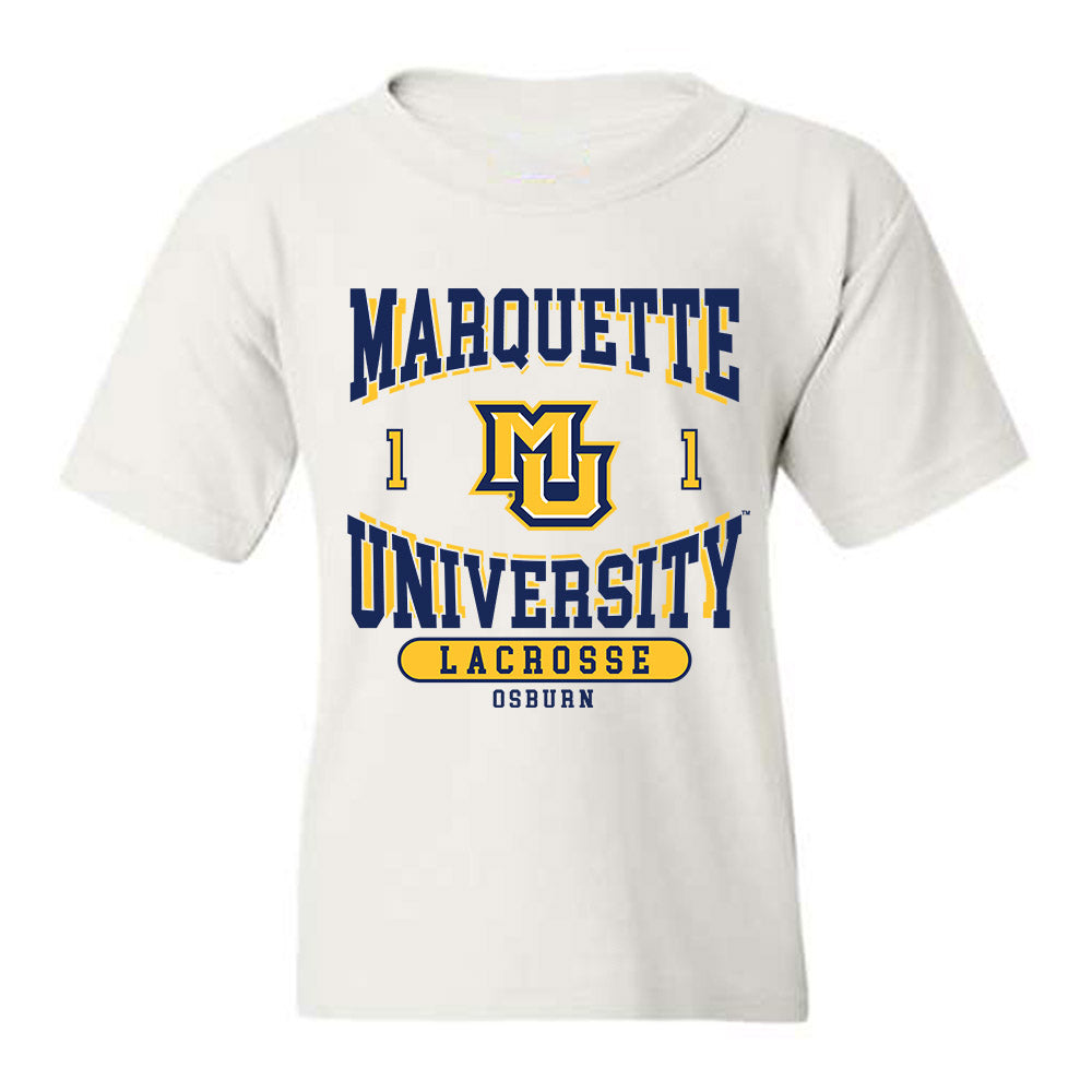 Marquette - NCAA Women's Lacrosse : Tess Osburn - Youth T-Shirt Classic Fashion Shersey