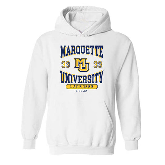 Marquette - NCAA Women's Lacrosse : Meg Bireley - Hooded Sweatshirt Classic Fashion Shersey