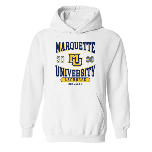 Marquette - NCAA Women's Lacrosse : Abigail Brackett - Classic Fashion Shersey Hooded Sweatshirt