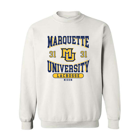 Marquette - NCAA Women's Lacrosse : Brynna Nixon - Crewneck Sweatshirt Classic Fashion Shersey