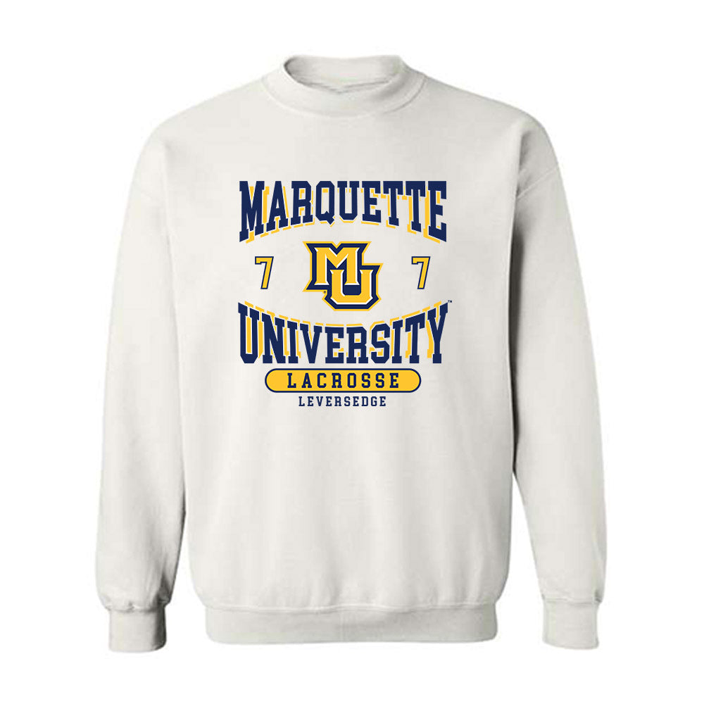 Marquette - NCAA Women's Lacrosse : Riley Leversedge - Crewneck Sweatshirt Classic Fashion Shersey