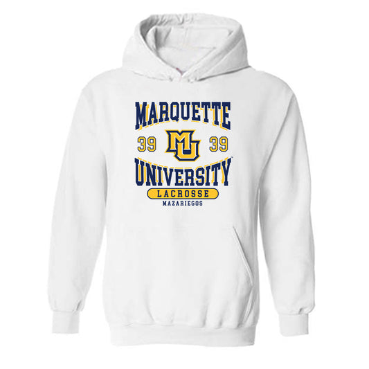 Marquette - NCAA Women's Lacrosse : Sofia Grace Mazariegos - Classic Fashion Shersey Hooded Sweatshirt