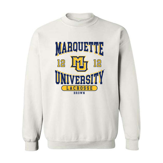 Marquette - NCAA Women's Lacrosse : Campbell Brown - Crewneck Sweatshirt Classic Fashion Shersey