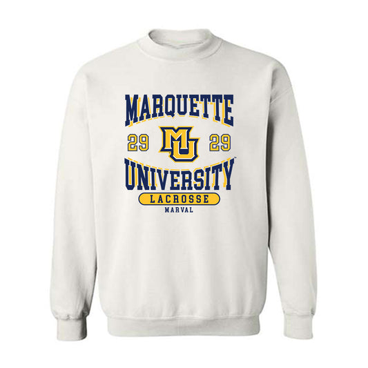Marquette - NCAA Women's Lacrosse : Jasmine Marval - Crewneck Sweatshirt Classic Fashion Shersey