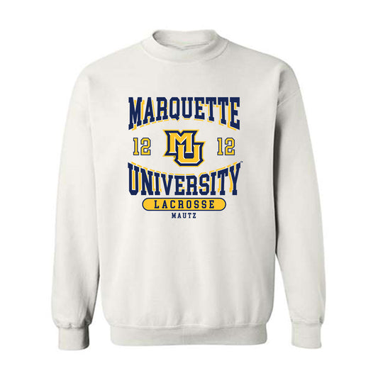 Marquette - NCAA Women's Lacrosse : Ella Mautz - Classic Fashion Shersey Crewneck Sweatshirt-0