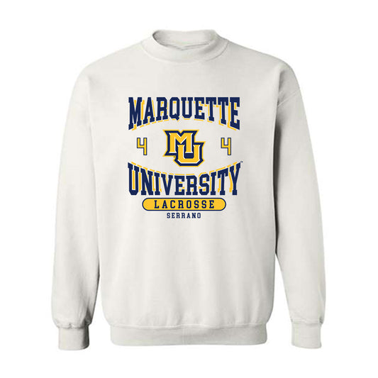 Marquette - NCAA Women's Lacrosse : Dani Serrano - Classic Fashion Shersey Crewneck Sweatshirt-0