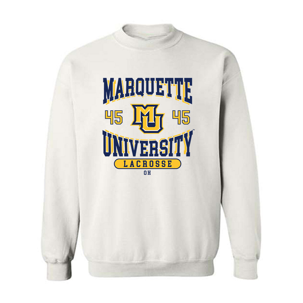 Marquette - NCAA Women's Lacrosse : Mia Oh - Classic Fashion Shersey Crewneck Sweatshirt-0
