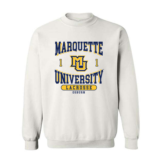 Marquette - NCAA Women's Lacrosse : Tess Osburn - Crewneck Sweatshirt Classic Fashion Shersey