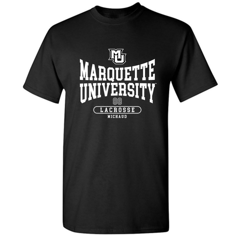 Marquette - NCAA Men's Lacrosse : Scott Michaud - Fashion Shersey T-Shirt-0