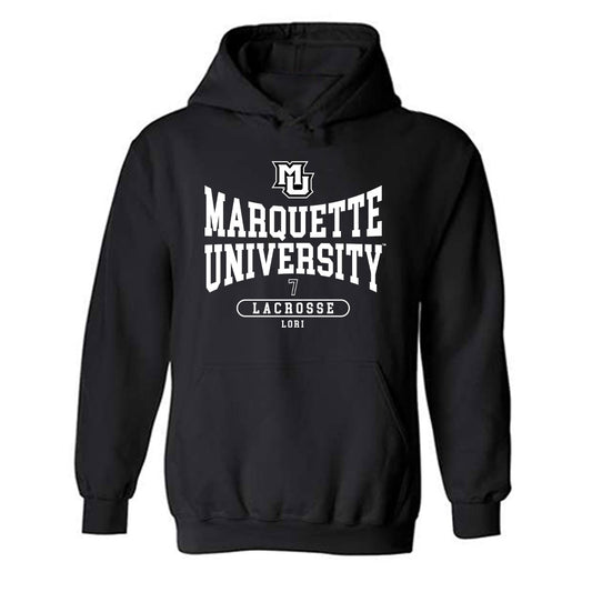 Marquette - NCAA Men's Lacrosse : Blake Lori - Hooded Sweatshirt Classic Fashion Shersey