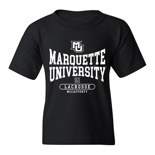 Marquette - NCAA Men's Lacrosse : Easton McCafferty - Fashion Shersey Youth T-Shirt-0