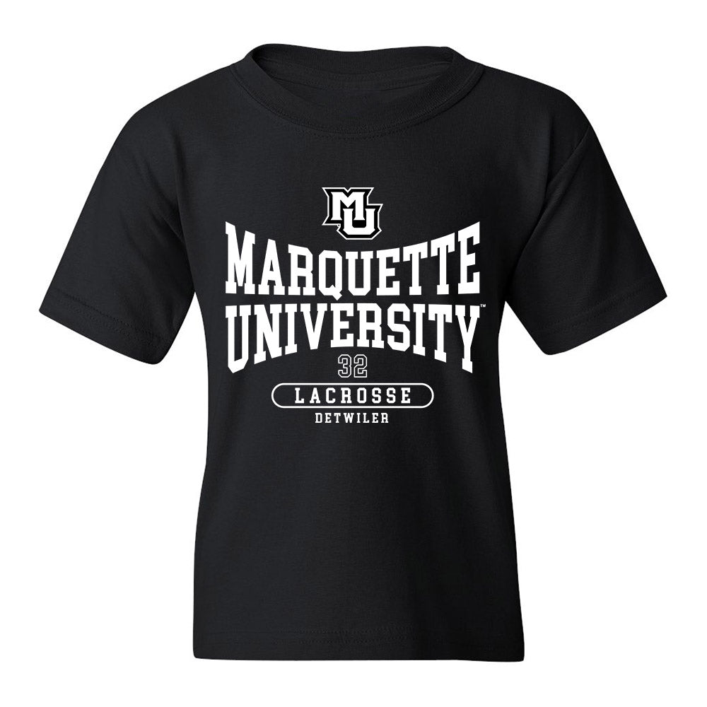 Marquette - NCAA Men's Lacrosse : Peter Detwiler - Youth T-Shirt Classic Fashion Shersey