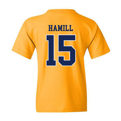 Marquette - NCAA Men's Lacrosse : Matt Hamill - Sports Shersey Youth T-Shirt-1