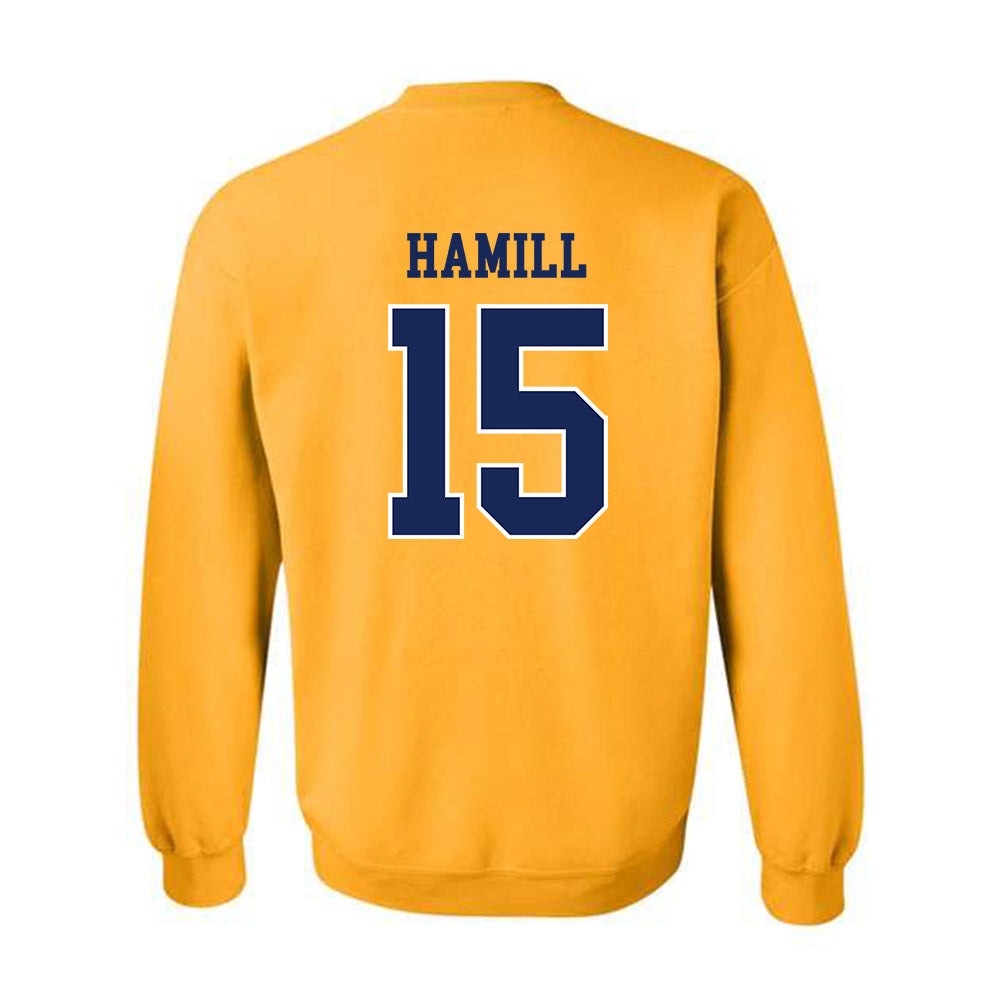 Marquette - NCAA Men's Lacrosse : Matt Hamill - Sports Shersey Crewneck Sweatshirt-1