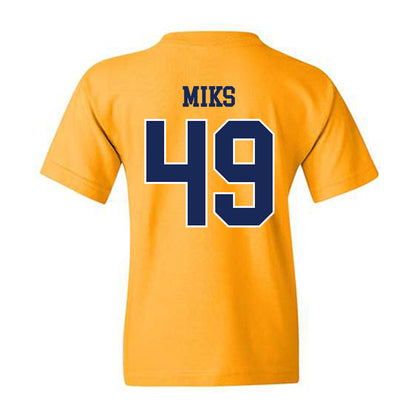 Marquette - NCAA Men's Lacrosse : Carson Miks - Sports Shersey Youth T-Shirt-1