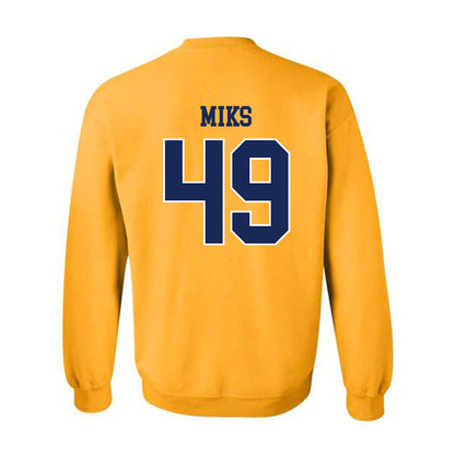 Marquette - NCAA Men's Lacrosse : Carson Miks - Sports Shersey Crewneck Sweatshirt-1