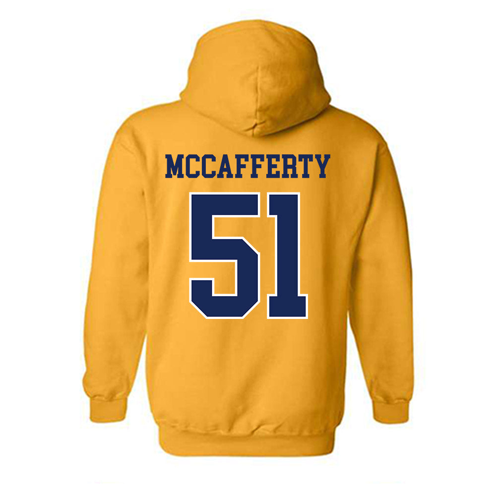 Marquette - NCAA Men's Lacrosse : Easton McCafferty - Sports Shersey Hooded Sweatshirt-1