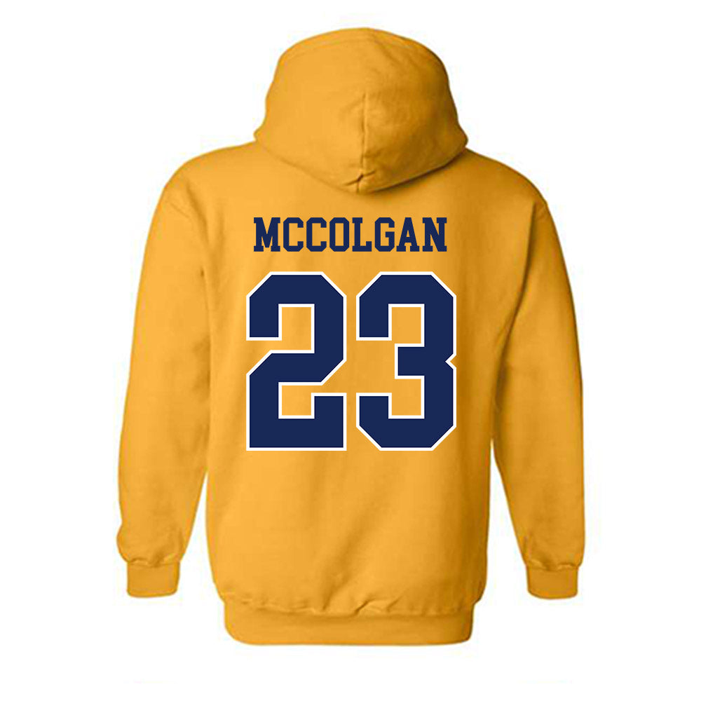 Marquette - NCAA Men's Lacrosse : PJ McColgan - Sports Shersey Hooded Sweatshirt-1