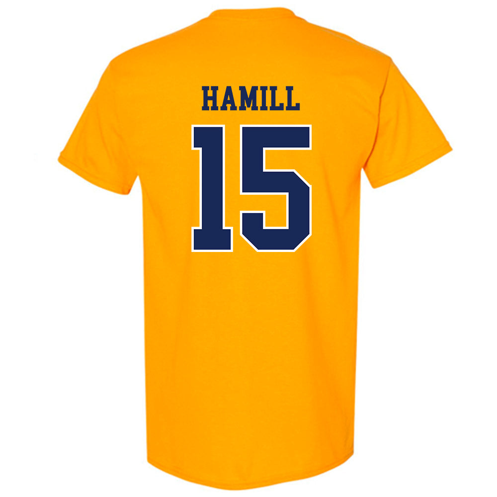 Marquette - NCAA Men's Lacrosse : Matt Hamill - Sports Shersey T-Shirt-1