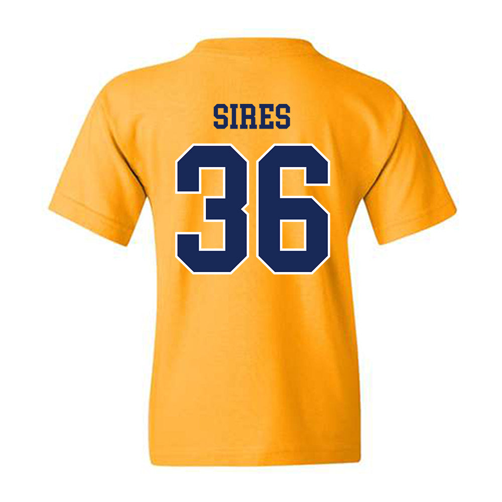 Marquette - NCAA Men's Lacrosse : Ronald Sires - Sports Shersey Youth T-Shirt-1