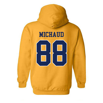 Marquette - NCAA Men's Lacrosse : Scott Michaud - Sports Shersey Hooded Sweatshirt-1