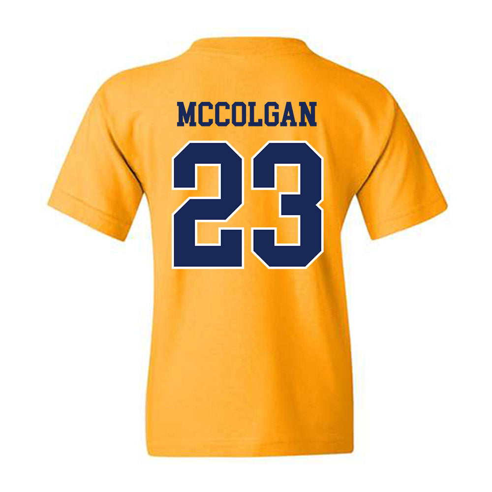 Marquette - NCAA Men's Lacrosse : PJ McColgan - Sports Shersey Youth T-Shirt-1