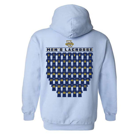 Marquette - NCAA Men's Lacrosse :  - Hooded Sweatshirt Mini Jersey Tee