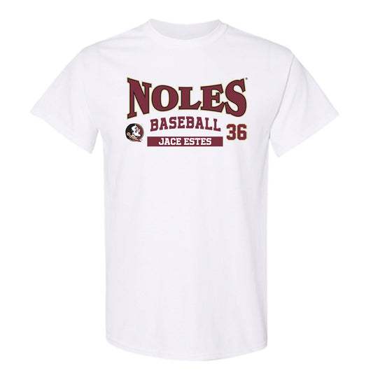 FSU - NCAA Baseball : Jace Estes - Classic Fashion Shersey T-Shirt