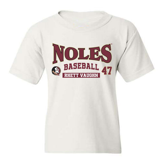 FSU - NCAA Baseball : Rhett Vaughn - Classic Fashion Shersey Youth T-Shirt